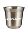 Kubek 150 ml SREBRNY Kraków kubek termiczny na kawe | 65,00 zł