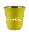 Kubek 80 ml ŻÓŁTY Kraków kubek termiczny na kawe | 65,00 zł