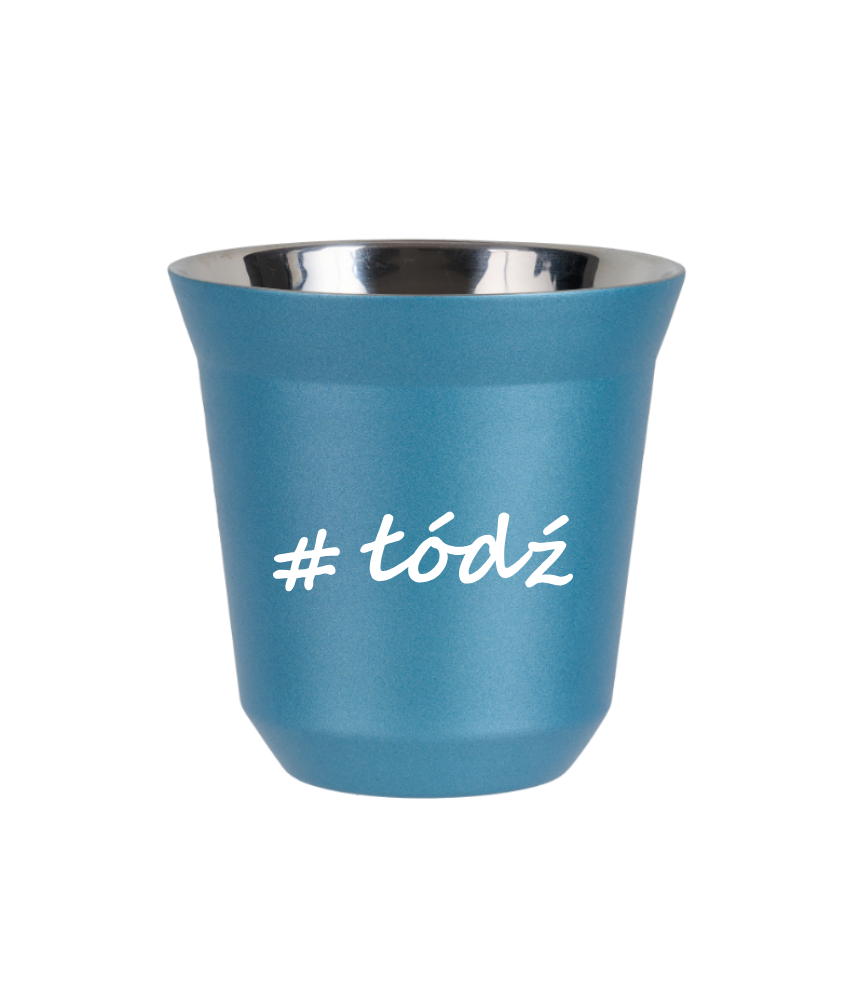 Kubek 150 ml BŁĘKITNY METALIC Łódź kubek termiczny na kawe | 65,00 zł Kubek 150 ml BŁĘKITNY METALIC Łódź kubek termiczny na kawe | 65,00 zł