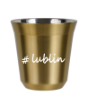 Kubek 80 ml ZŁOTY Lublin kubek termiczny na kawe | 65,00 zł
