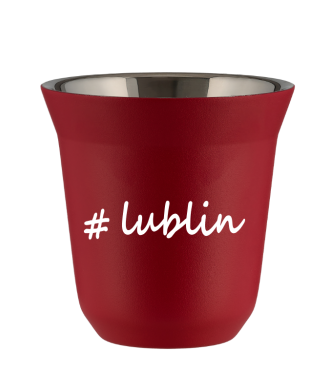 Kubek 240 ml CZERWONY Lublin