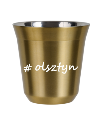Kubek 80 ml ZŁOTY Olsztyn