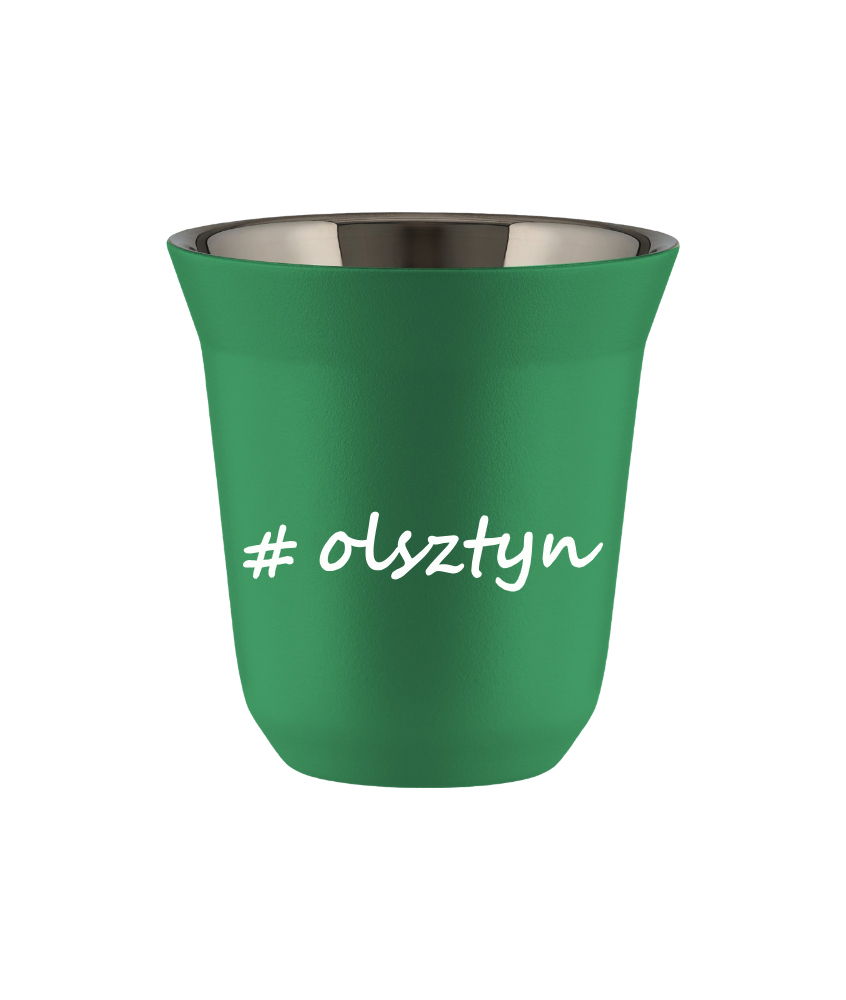 Kubek 80 ml ZIELONY Olsztyn kubek termiczny na kawe | 65,00 zł Kubek 80 ml ZIELONY Olsztyn kubek termiczny na kawe | 65,00 zł