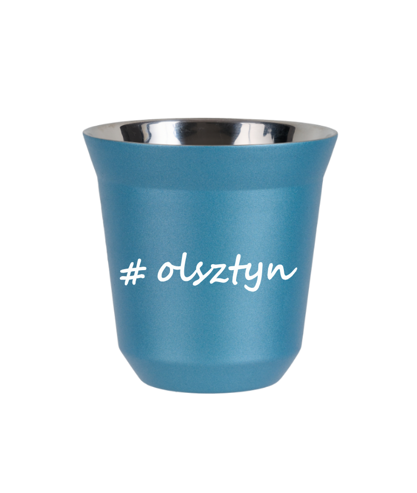 Kubek 80 ml BŁĘKITNY METALIC Olsztyn kubek termiczny na kawe | 65,00 zł Kubek 80 ml BŁĘKITNY METALIC Olsztyn kubek termiczny na kawe | 65,00 zł