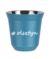 Kubek 80 ml BŁĘKITNY METALIC Olsztyn kubek termiczny na kawe | 65,00 zł