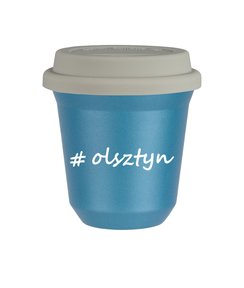 Kubek 240 ml BŁĘKITNY METALIC Olsztyn z pokrywką biala kubek termiczny na kawe | 75,00 zł Kubek 240 ml BŁĘKITNY METALIC Olsztyn z pokrywką biala kubek termiczny na kawe | 75,00 zł