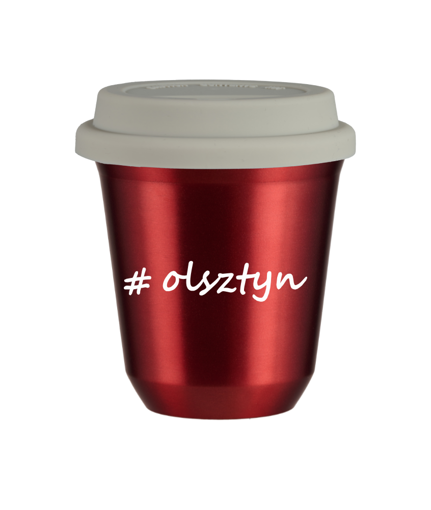 Kubek 150 ml CZERWONY METALIC Olsztyn z pokrywką biala kubek termiczny na kawe | 70,00 zł Kubek 150 ml CZERWONY METALIC Olsztyn z pokrywką biala kubek termiczny na kawe | 70,00 zł