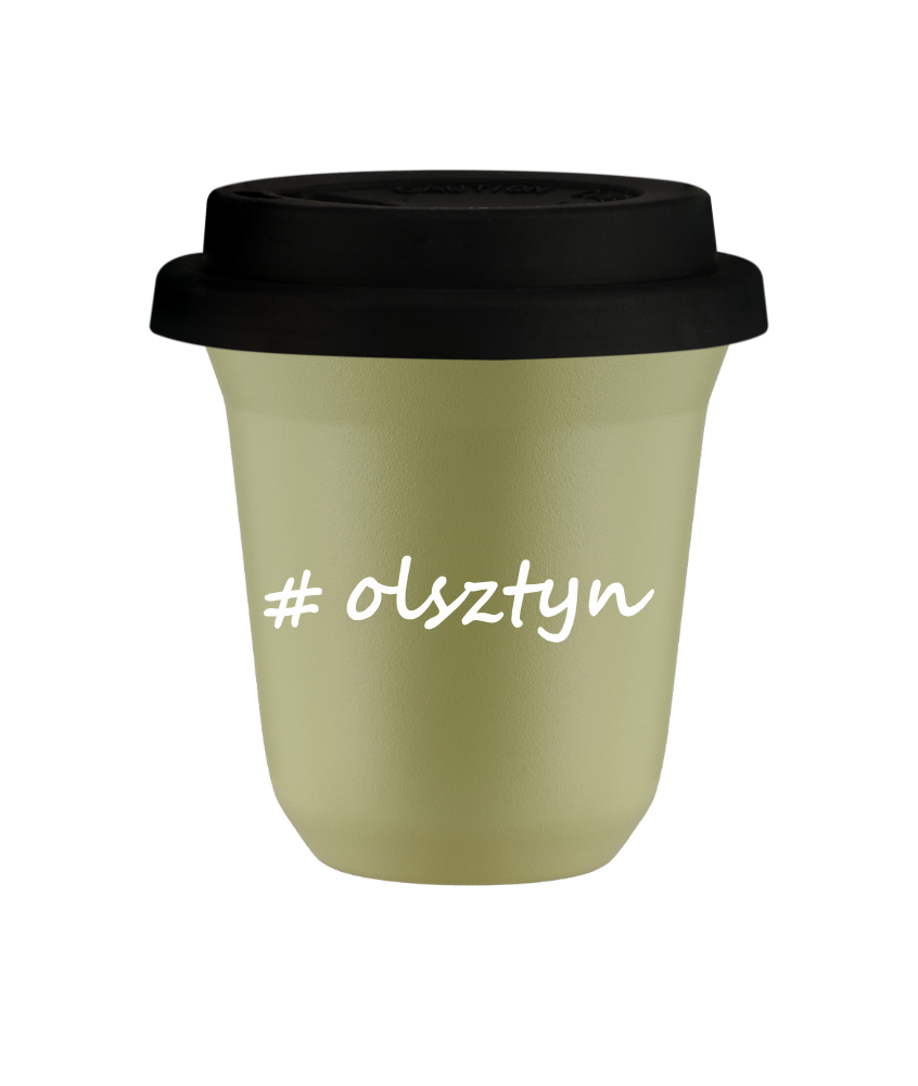 Kubek 240 ml PISTACJOWY Olsztyn z pokrywką czarna kubek termiczny na kawe | 75,00 zł Kubek 240 ml PISTACJOWY Olsztyn z pokrywką czarna kubek termiczny na kawe | 75,00 zł