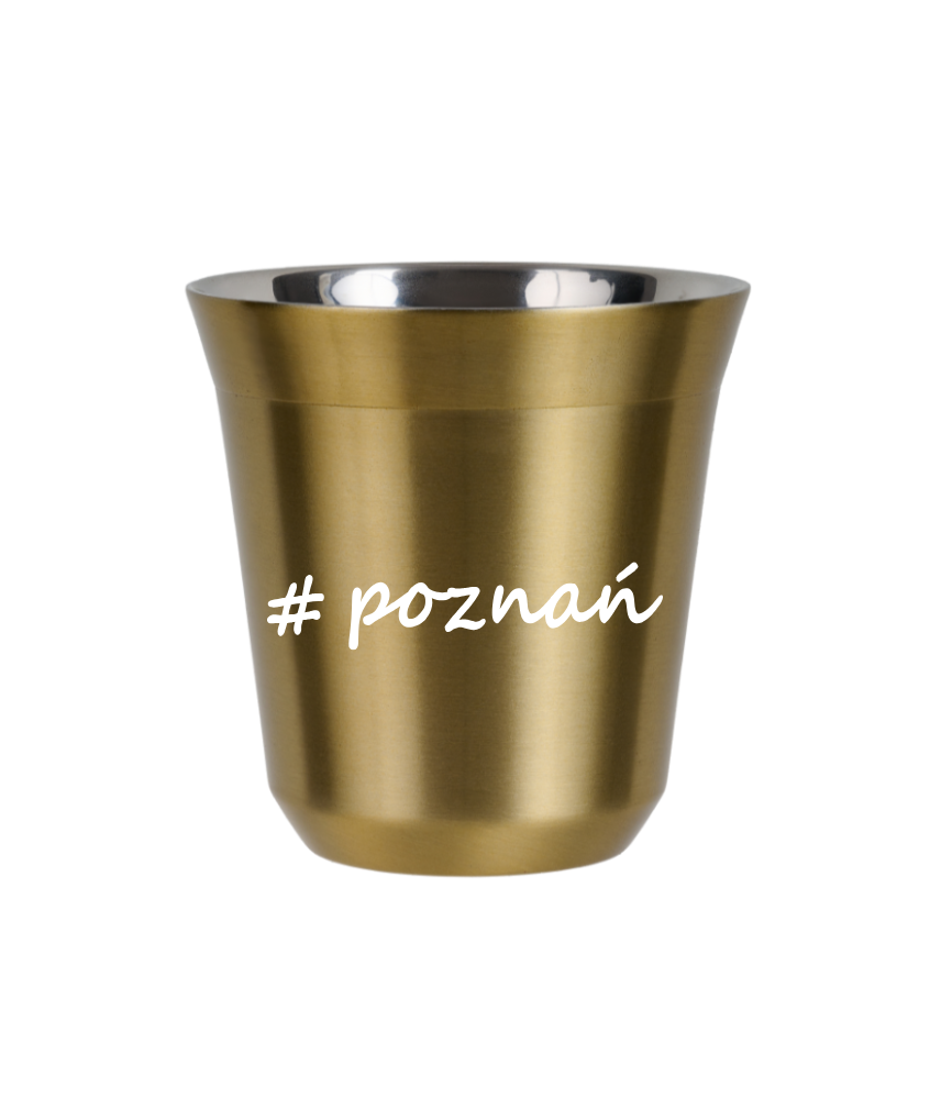 Kubek 150 ml ZŁOTY Poznań kubek termiczny na kawe | 65,00 zł Kubek 150 ml ZŁOTY Poznań kubek termiczny na kawe | 65,00 zł