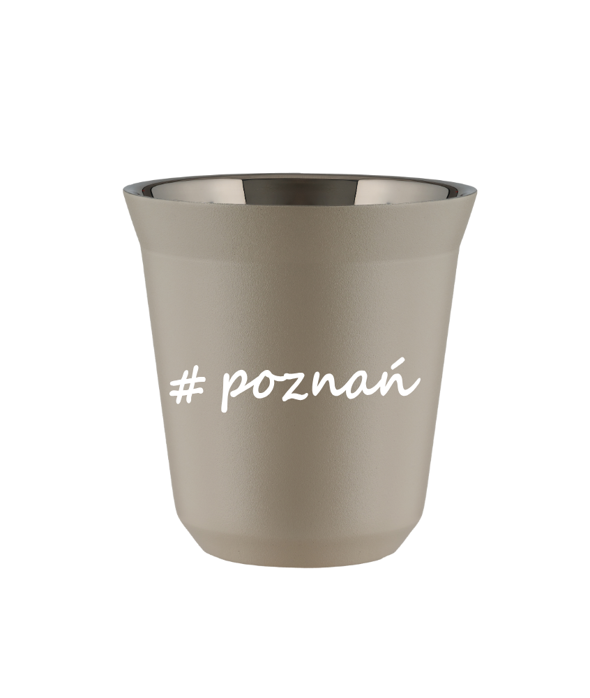 Kubek 80 ml BEŻOWY Poznań kubek termiczny na kawe | 65,00 zł Kubek 80 ml BEŻOWY Poznań kubek termiczny na kawe | 65,00 zł