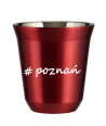 Kubek 240 ml CZERWONY METALIC Poznań kubek termiczny na kawe | 70,00 zł