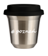 Kubek 80 ml SREBRNY Poznań kubek termiczny na kawe | 65,00 zł