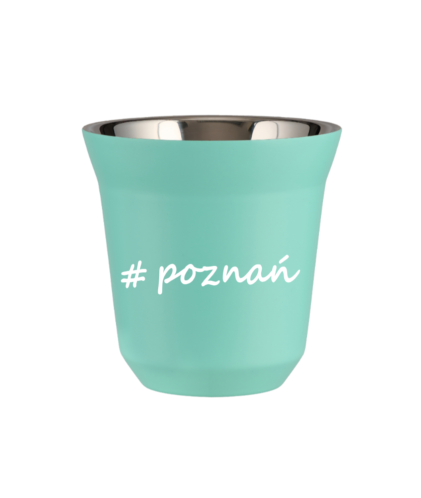 Kubek 80 ml TURKUSOWY Poznań kubek termiczny na kawe | 65,00 zł Kubek 80 ml TURKUSOWY Poznań kubek termiczny na kawe | 65,00 zł
