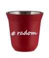 Kubek 150 ml CZERWONY Radom kubek termiczny na kawe | 65,00 zł