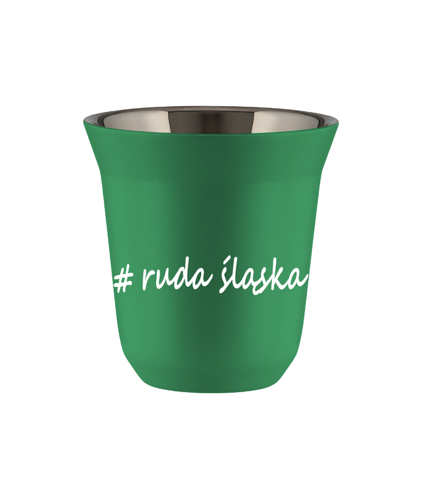 Kubek 150 ml ZIELONY Ruda Śląska kubek termiczny na kawe | 65,00 zł Kubek 150 ml ZIELONY Ruda Śląska kubek termiczny na kawe | 65,00 zł