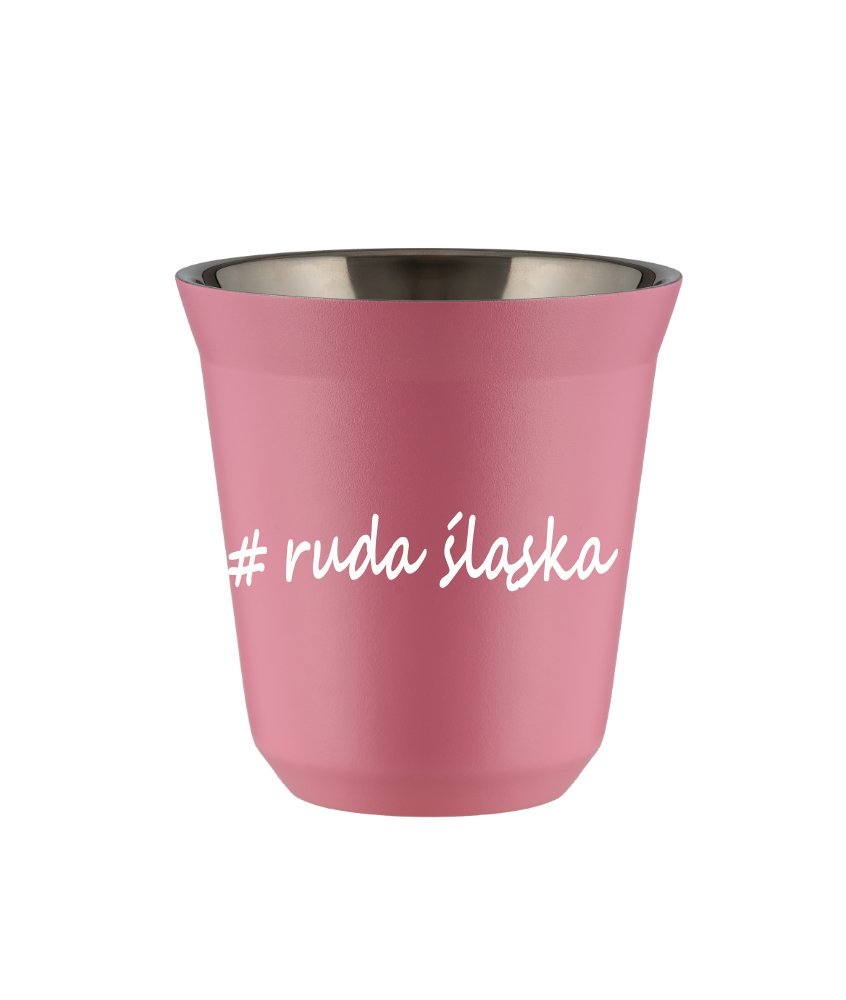 Kubek 150 ml RÓŻOWY Ruda Śląska kubek termiczny na kawe | 65,00 zł Kubek 150 ml RÓŻOWY Ruda Śląska kubek termiczny na kawe | 65,00 zł