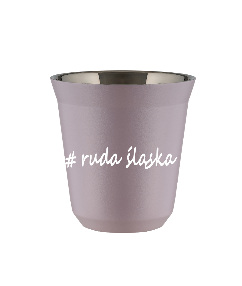 Kubek 150 ml LAWENDOWY Ruda Śląska kubek termiczny na kawe | 65,00 zł Kubek 150 ml LAWENDOWY Ruda Śląska kubek termiczny na kawe | 65,00 zł