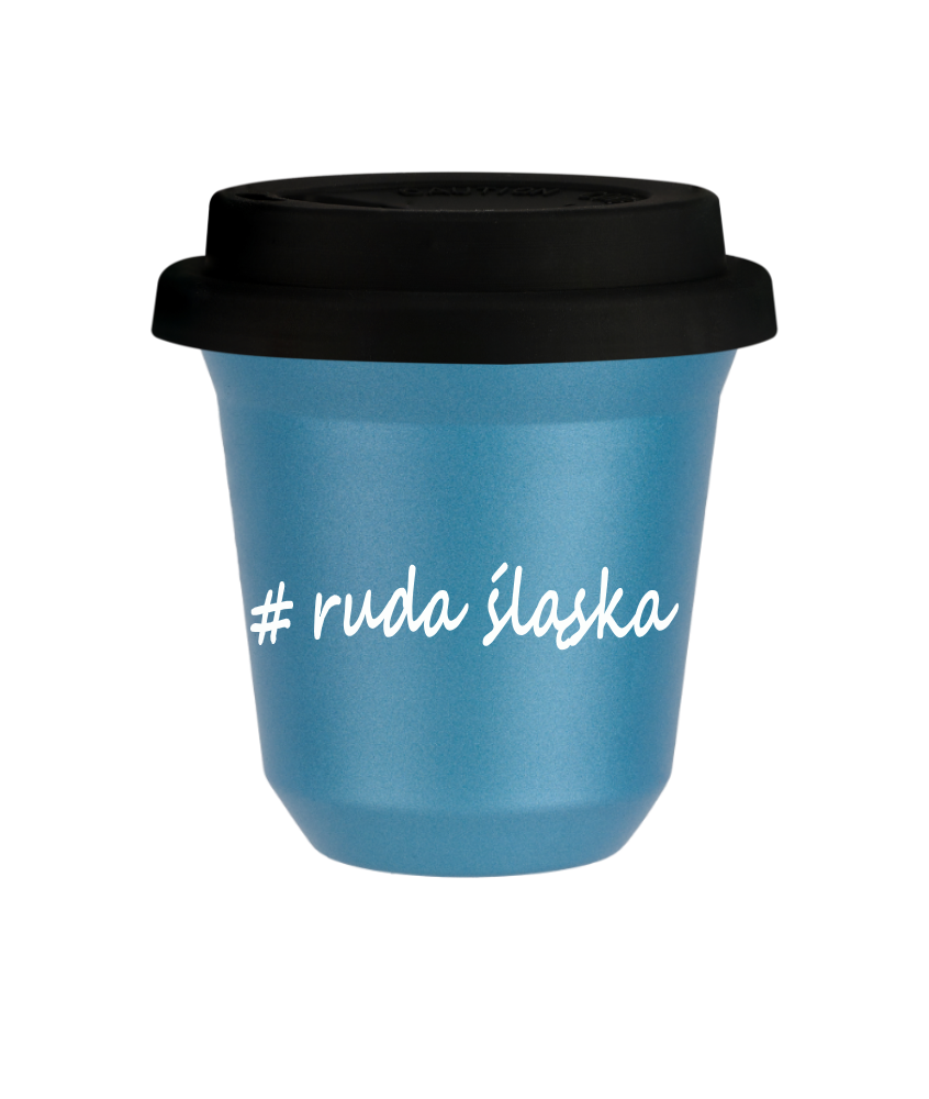 Kubek 240 ml BŁĘKITNY METALIC Ruda Śląska z pokrywką czarna kubek termiczny na kawe | 75,00 zł Kubek 240 ml BŁĘKITNY METALIC Ruda Śląska z pokrywką czarna kubek termiczny na kawe | 75,00 zł