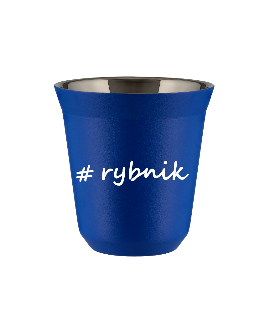 Kubek 150 ml NIEBIESKI Rybnik kubek termiczny na kawe | 65,00 zł Kubek 150 ml NIEBIESKI Rybnik kubek termiczny na kawe | 65,00 zł