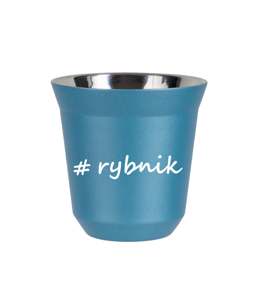 Kubek 150 ml BŁĘKITNY METALIC Rybnik kubek termiczny na kawe | 65,00 zł Kubek 150 ml BŁĘKITNY METALIC Rybnik kubek termiczny na kawe | 65,00 zł