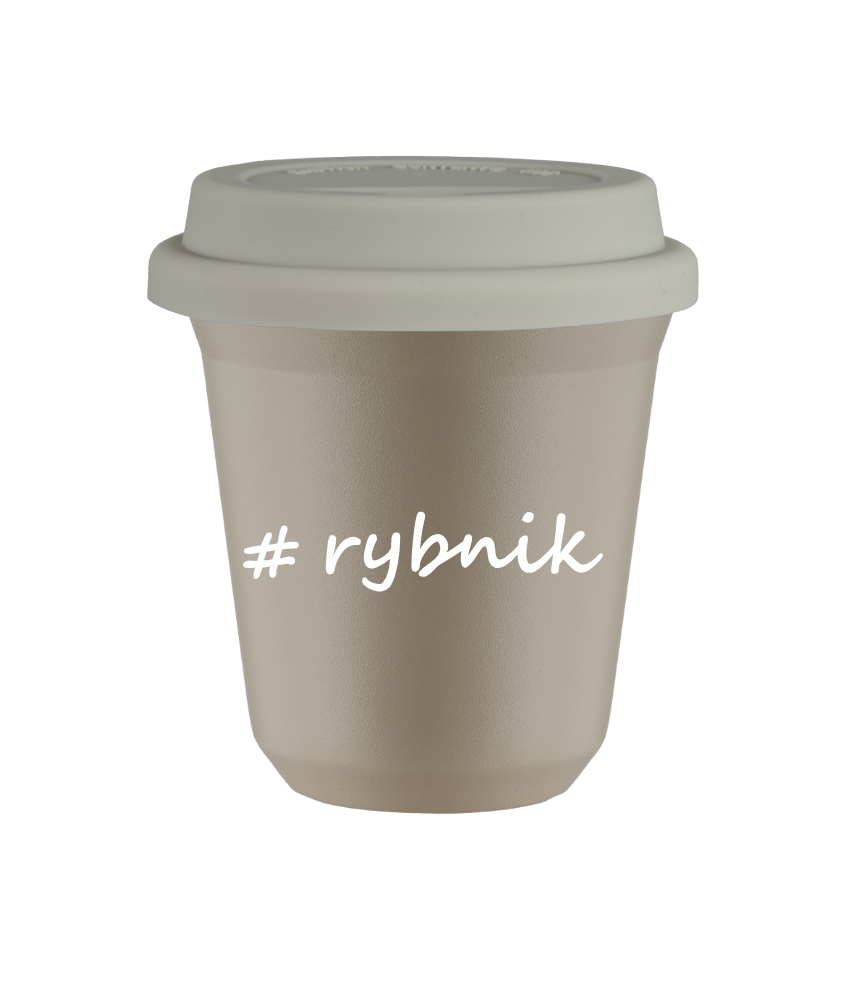 Kubek 150 ml BEŻOWY Rybnik z pokrywką biala kubek termiczny na kawe | 70,00 zł Kubek 150 ml BEŻOWY Rybnik z pokrywką biala kubek termiczny na kawe | 70,00 zł