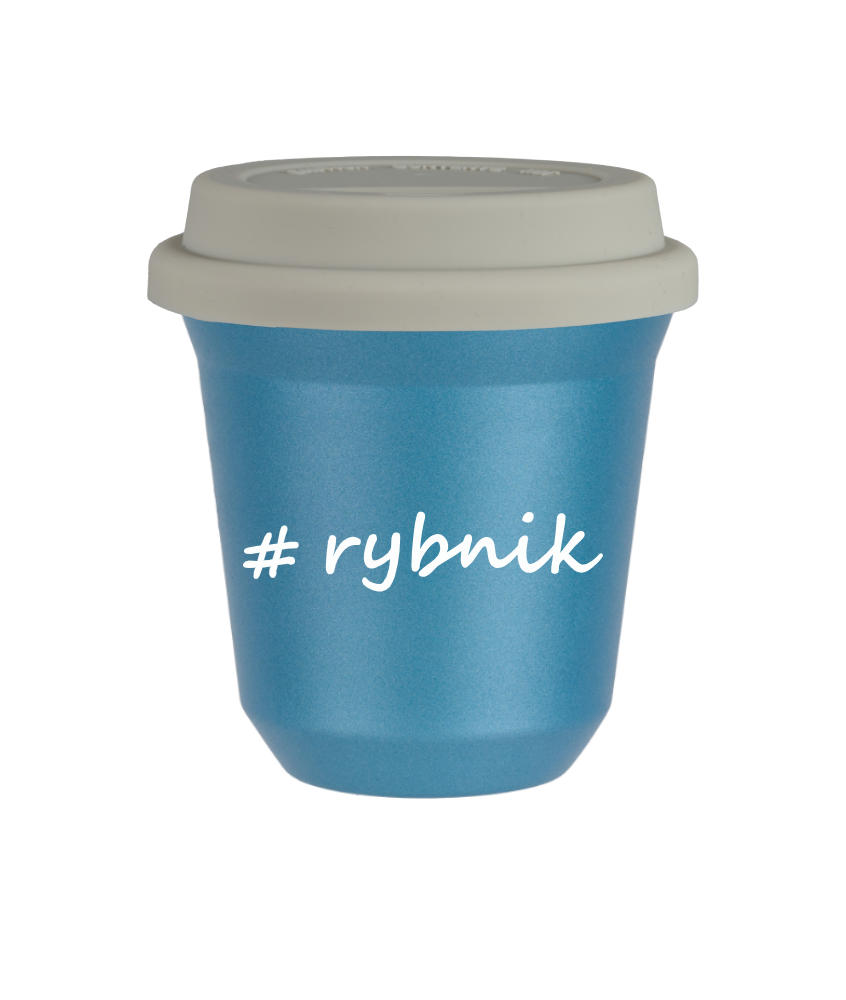 Kubek 240 ml BŁĘKITNY METALIC Rybnik z pokrywką biala kubek termiczny na kawe | 75,00 zł Kubek 240 ml BŁĘKITNY METALIC Rybnik z pokrywką biala kubek termiczny na kawe | 75,00 zł