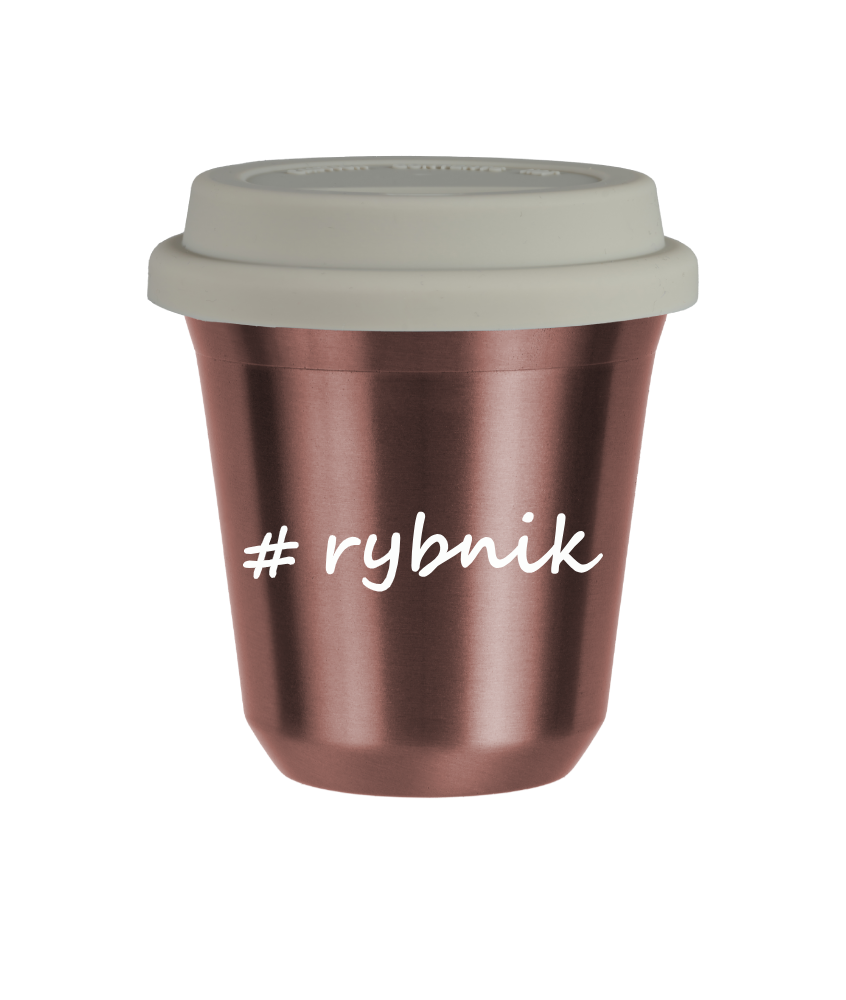 Kubek 80 ml RÓŻOWE ZŁOTO Rybnik z pokrywką biala kubek termiczny na kawe | 70,00 zł Kubek 80 ml RÓŻOWE ZŁOTO Rybnik z pokrywką biala kubek termiczny na kawe | 70,00 zł
