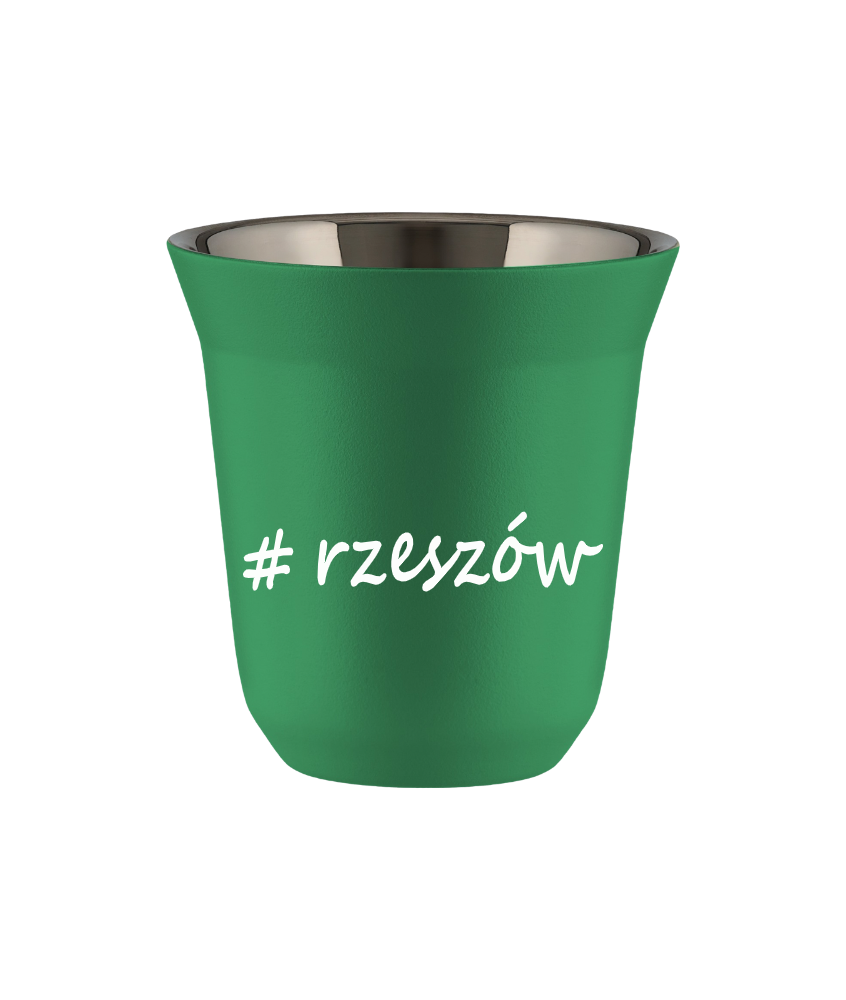 Kubek 150 ml ZIELONY Rzeszów kubek termiczny na kawe | 65,00 zł Kubek 150 ml ZIELONY Rzeszów kubek termiczny na kawe | 65,00 zł