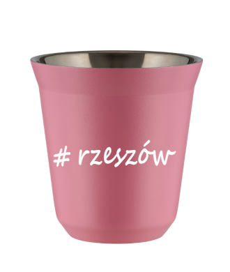 Kubek 240 ml RÓŻOWY Rzeszów