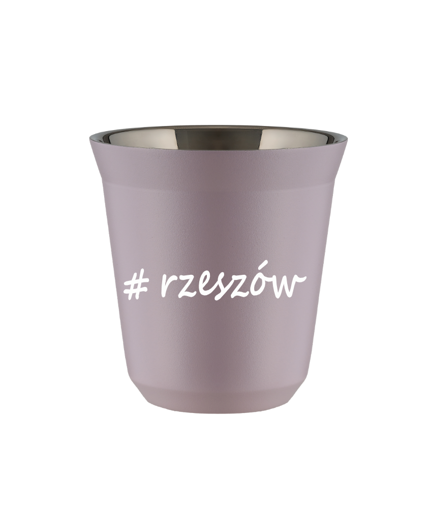 Kubek 80 ml LAWENDOWY Rzeszów kubek termiczny na kawe | 65,00 zł Kubek 80 ml LAWENDOWY Rzeszów kubek termiczny na kawe | 65,00 zł