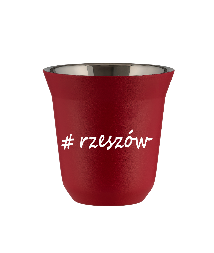 Kubek 240 ml CZERWONY Rzeszów kubek termiczny na kawe | 70,00 zł Kubek 240 ml CZERWONY Rzeszów kubek termiczny na kawe | 70,00 zł