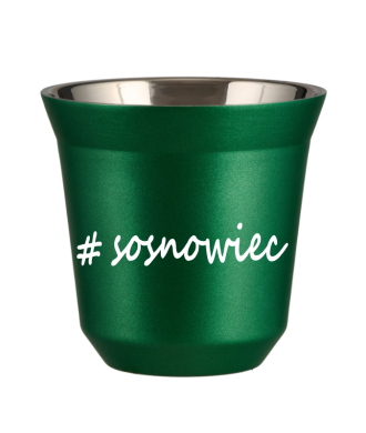 Kubek 150 ml ZIELONY METALIC Sosnowiec