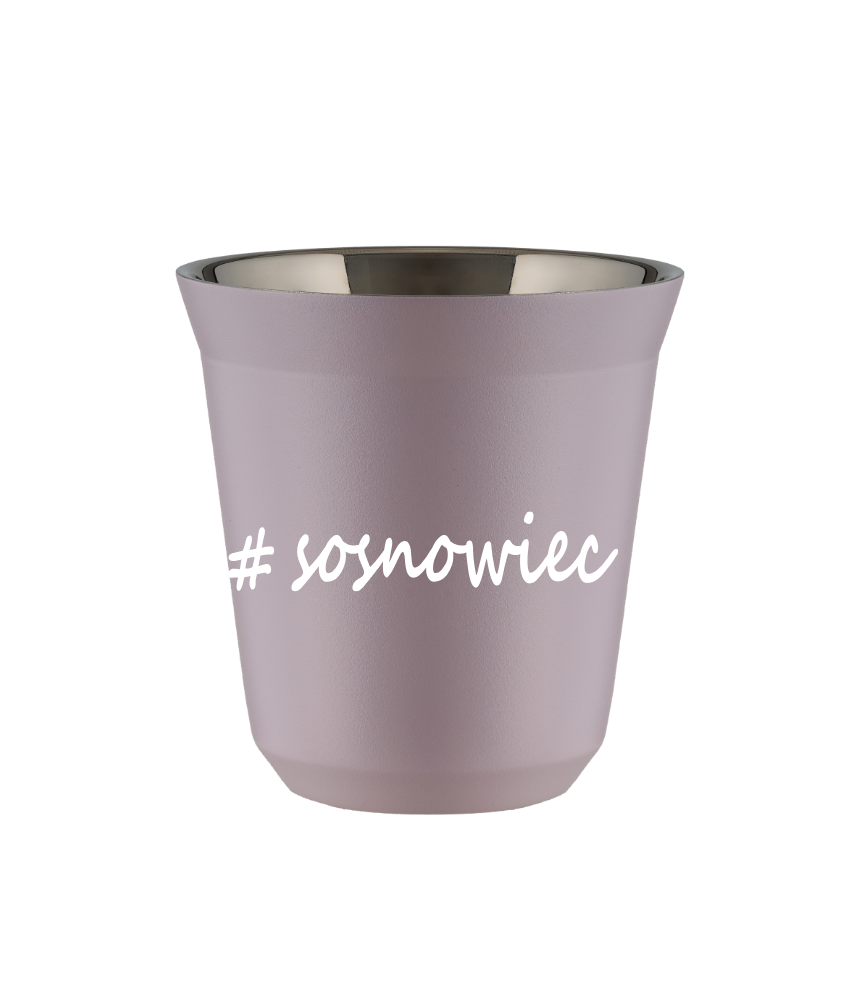 Kubek 80 ml LAWENDOWY Sosnowiec kubek termiczny na kawe | 65,00 zł Kubek 80 ml LAWENDOWY Sosnowiec kubek termiczny na kawe | 65,00 zł