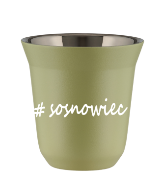 Kubek 80 ml PISTACJOWY Sosnowiec