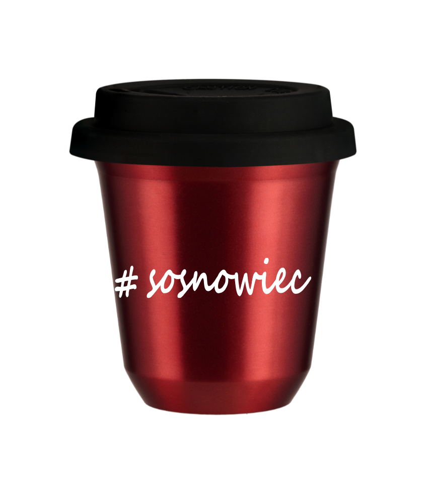 Kubek 80 ml CZERWONY METALIC Sosnowiec z pokrywką czarna kubek termiczny na kawe | 70,00 zł Kubek 80 ml CZERWONY METALIC Sosnowiec z pokrywką czarna kubek termiczny na kawe | 70,00 zł