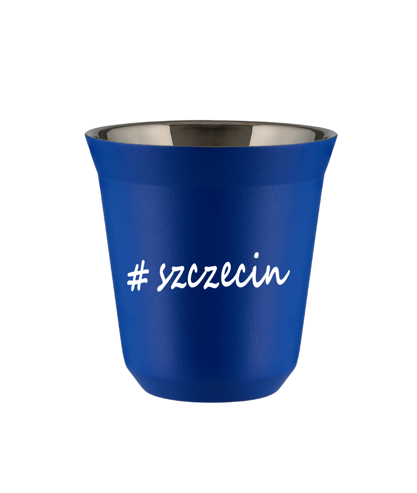 Cup 80 ml BLUE "Szczecin"