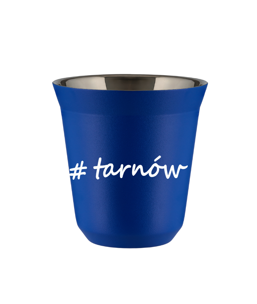 Kubek 240 ml NIEBIESKI Tarnów kubek termiczny na kawe | 70,00 zł Kubek 240 ml NIEBIESKI Tarnów kubek termiczny na kawe | 70,00 zł