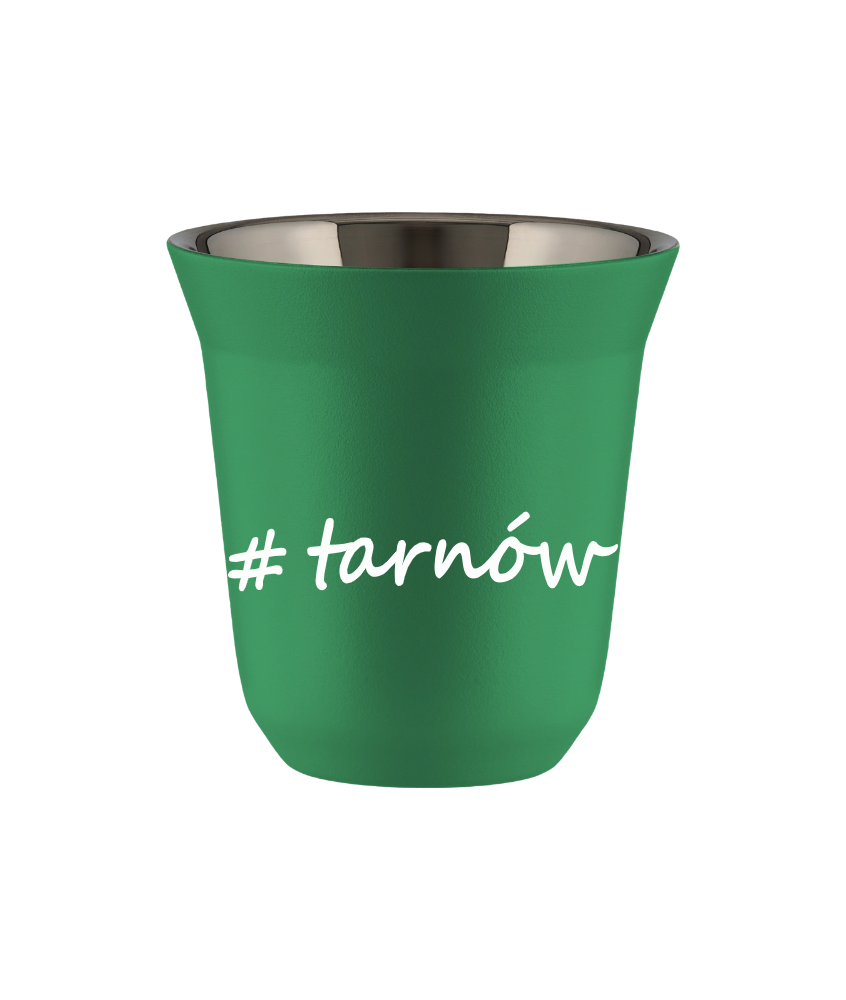 Kubek 80 ml ZIELONY Tarnów kubek termiczny na kawe | 65,00 zł Kubek 80 ml ZIELONY Tarnów kubek termiczny na kawe | 65,00 zł