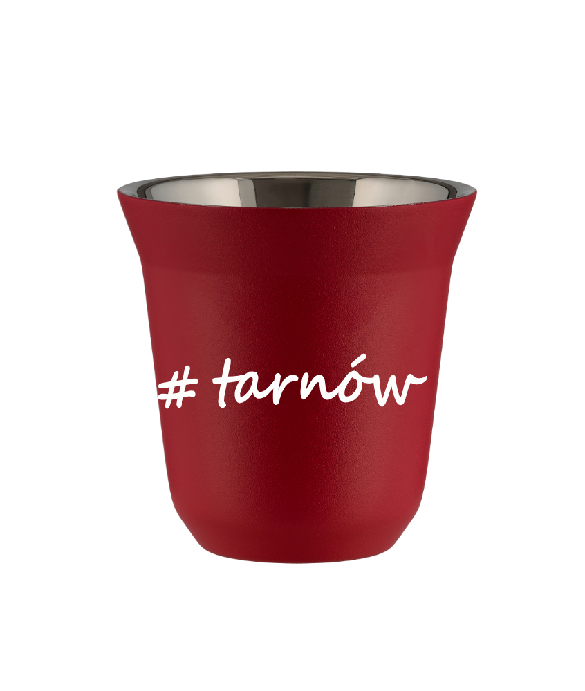 Cup 80 ml RED "Tarnów"