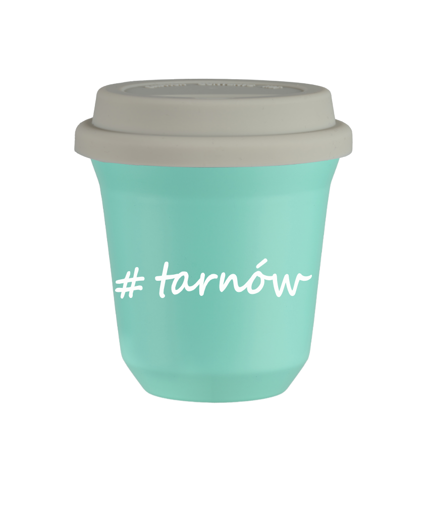 Kubek 80 ml TURKUSOWY Tarnów z pokrywką biala kubek termiczny na kawe | 70,00 zł Kubek 80 ml TURKUSOWY Tarnów z pokrywką biala kubek termiczny na kawe | 70,00 zł