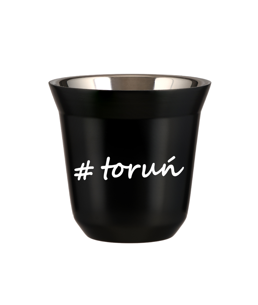 Cup 240 ml BLACK "Toruń"