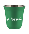 Kubek 80 ml ZIELONY Toruń kubek termiczny na kawe | 65,00 zł