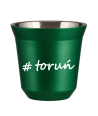 Kubek 150 ml ZIELONY METALIC Toruń kubek termiczny na kawe | 65,00 zł