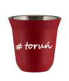 Kubek 80 ml CZERWONY Toruń kubek termiczny na kawe | 65,00 zł