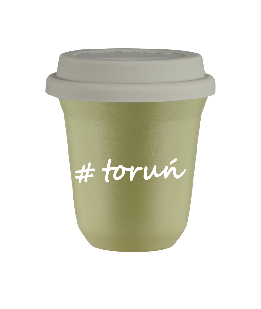 Kubek 80 ml PISTACJOWY Toruń z pokrywką biala kubek termiczny na kawe | 70,00 zł Kubek 80 ml PISTACJOWY Toruń z pokrywką biala kubek termiczny na kawe | 70,00 zł