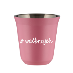 Cup 80 ml PINK "Wałbrzych"