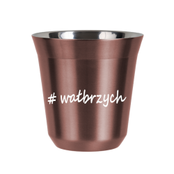 Cup 80 ml ROSE GOLD "Wałbrzych"