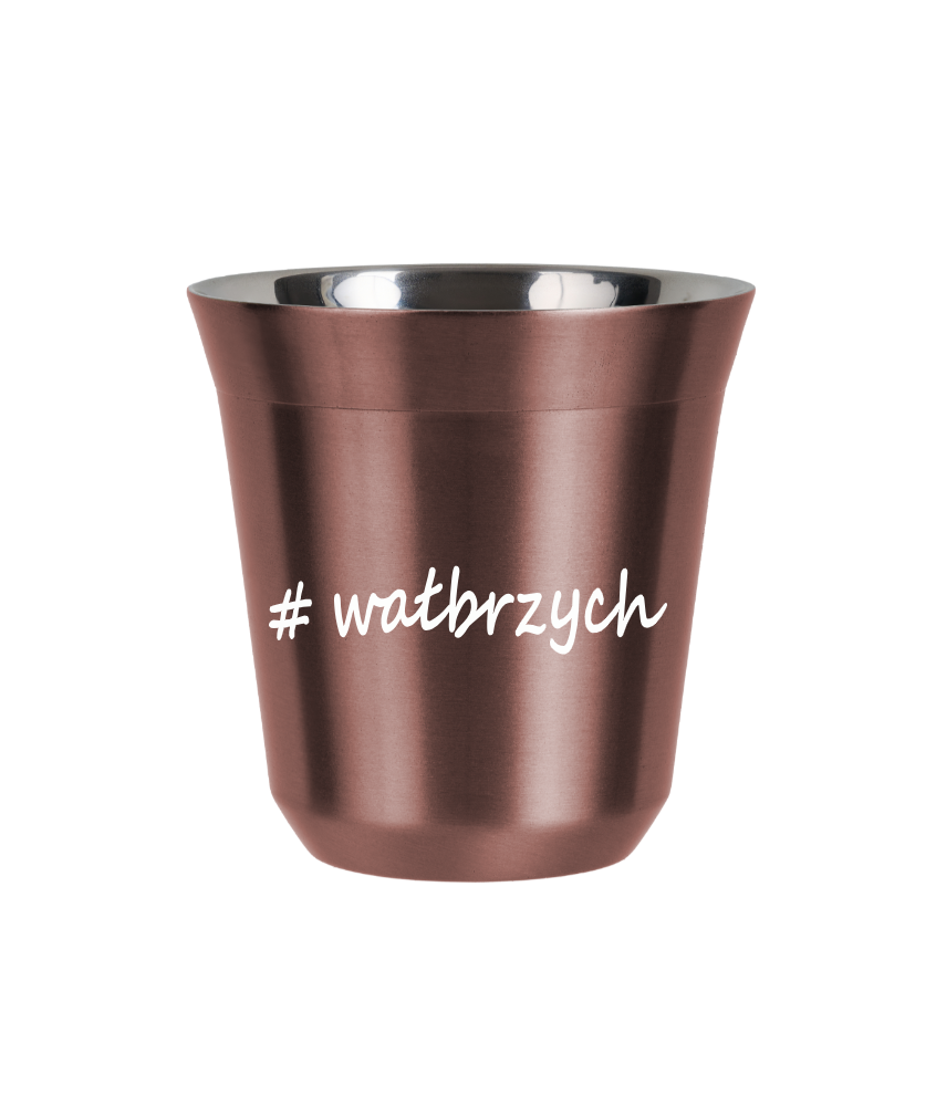 Cup 80 ml ROSE GOLD "Wałbrzych"