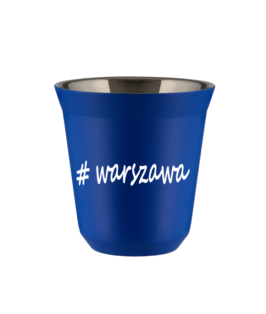 Kubek 80 ml NIEBIESKI Warszawa kubek termiczny na kawe | 65,00 zł Kubek 80 ml NIEBIESKI Warszawa kubek termiczny na kawe | 65,00 zł