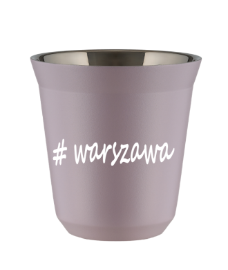 Kubek 80 ml LAWENDOWY Warszawa